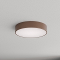 Brilagi - Plafoniera da soffitto per bagno con sensore di movimento e crepuscolare CLARE 3xE27/24W/230V Ø 40 cm marrone IP54