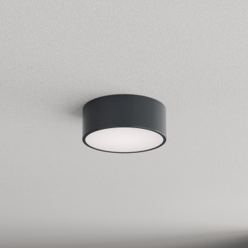 Brilagi - Plafoniera da soffitto per bagno con sensore di movimento e sensore crepuscolare CLARE 1xE27/24W/230V Ø 20 cm antracite IP54