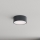 Brilagi - Plafoniera da soffitto per bagno con sensore di movimento e sensore crepuscolare CLARE 1xE27/24W/230V Ø 20 cm antracite IP54