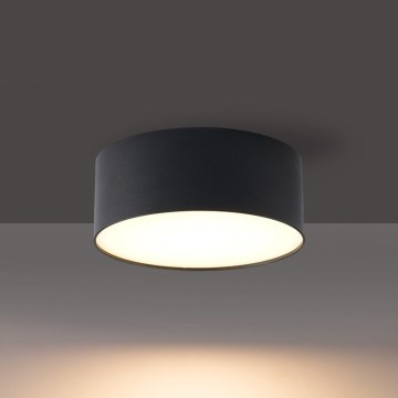 Brilagi - Plafoniera da soffitto per bagno LED FORIS LED/9W/230V Ø 9 cm nera IP44