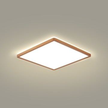 Brilagi - Plafoniera da soffitto per bagno ULTRA SLIM a LED 18W/230V 30x30 cm oro rosa IP54