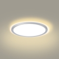 Brilagi - Plafoniera da soffitto per bagno ULTRA SLIM LED/18W/230V Ø 30 cm argento IP54