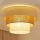 Brilagi-Plafoniera DENVER LUNETA 1xE27/15W/230V diametro 45 beige/marrone/color crema