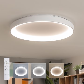 Brilagi - Plafoniera dimmerabile a LED FALCON II LED/108W/230V 3000-6500K Ø 80 cm bianco + telecomando