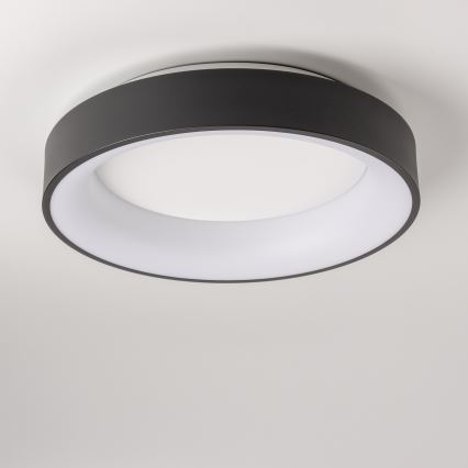 Brilagi - Plafoniera dimmerabile a LED FALCON LED/80W/230V 3000-6500K Ø 60 cm nera + telecomando