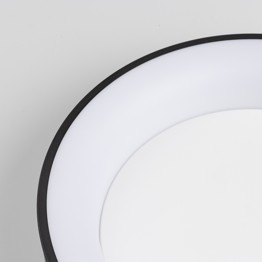 Brilagi - Plafoniera dimmerabile a LED FALCON LED/80W/230V 3000-6500K Ø 60 cm nera + telecomando