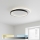 Brilagi - Plafoniera dimmerabile a LED FLARE LED/48W/230V 3000-6000K 39,5x45 cm bianco/nero + telecomando