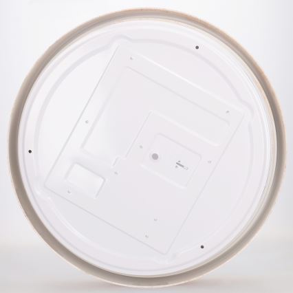 Brilagi - Plafoniera LED dimmerabile FLOCO LED/48W/230V 3000-6500K Ø 40 cm finitura effetto legno/nero + telecomando