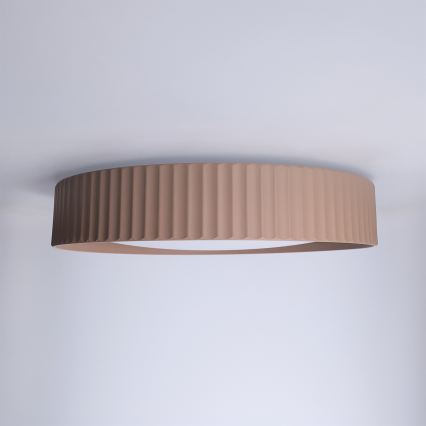 Brilagi - Plafoniera LED dimmerabile LUCIA LED/48W/230V 3000-6500K Ø 41 cm marrone + telecomando