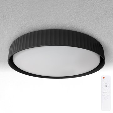 Brilagi - Plafoniera dimmerabile a LED LUCIA LED/48W/230V 3000-6500K Ø 41 cm nero + telecomando