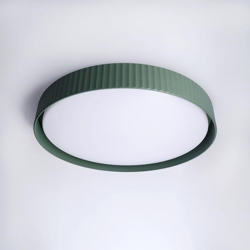 Brilagi - Plafoniera LED dimmerabile LUCIA LED/60W/230V 3000-6500K Ø 59 cm verde + telecomando