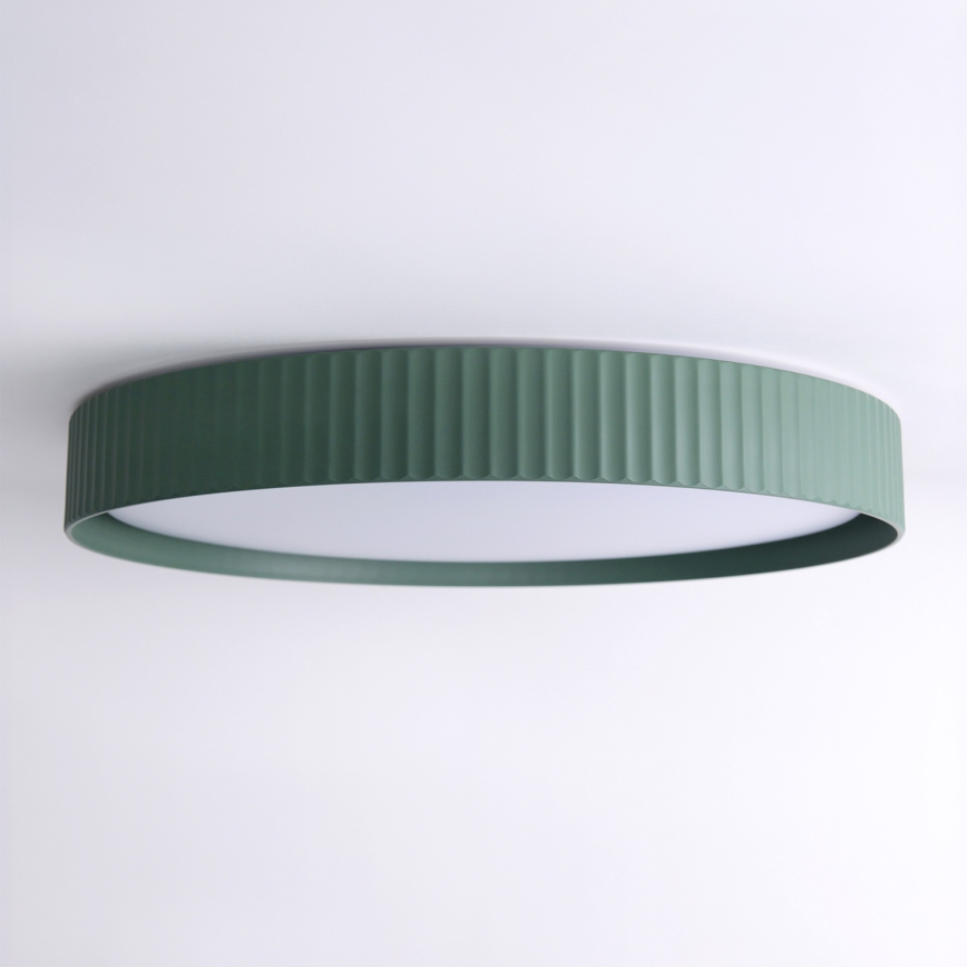 Brilagi - Plafoniera LED dimmerabile LUCIA LED/60W/230V 3000-6500K Ø 59 cm verde + telecomando