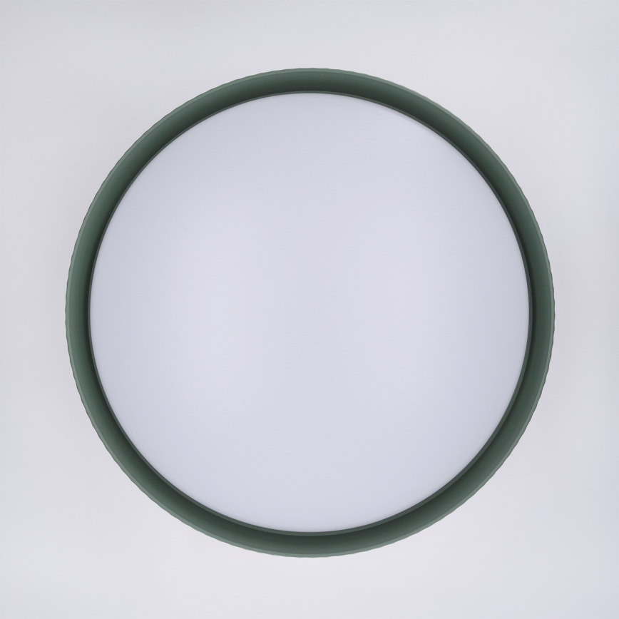 Brilagi - Plafoniera LED dimmerabile LUCIA LED/60W/230V 3000-6500K Ø 59 cm verde + telecomando