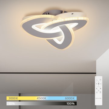 BRILAGI - Plafoniera dimmerabile a LED MODERN MINI LED/49W/230V 3000-6000K 30x30 cm + telecomando