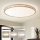 Brilagi - Plafoniera dimmerabile a LED MOLINA LED/128W/230V 3000-6000K rovere Ø 100 cm + telecomando