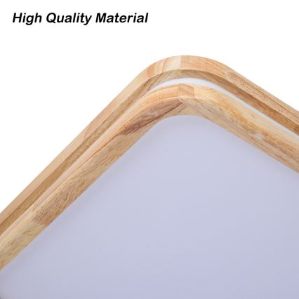 Brilagi - Plafoniera LED dimmerabile MOLINA SQUARE LED/80W/230V 3000-6000K rovere 60x60 cm + telecomando