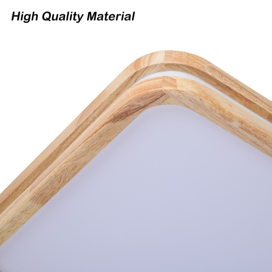 Brilagi - Plafoniera LED dimmerabile MOLINA SQUARE LED/80W/230V 3000-6000K rovere 60x60 cm + telecomando