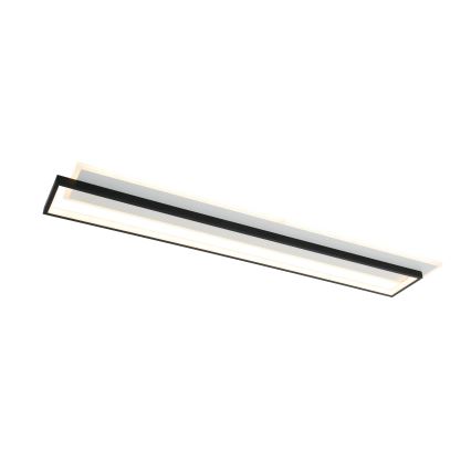 Brilagi - Plafoniera dimmerabile a LED OUTLINE LED/90W/230V 3000-6000K 18x100 cm bianco/nero + telecomando
