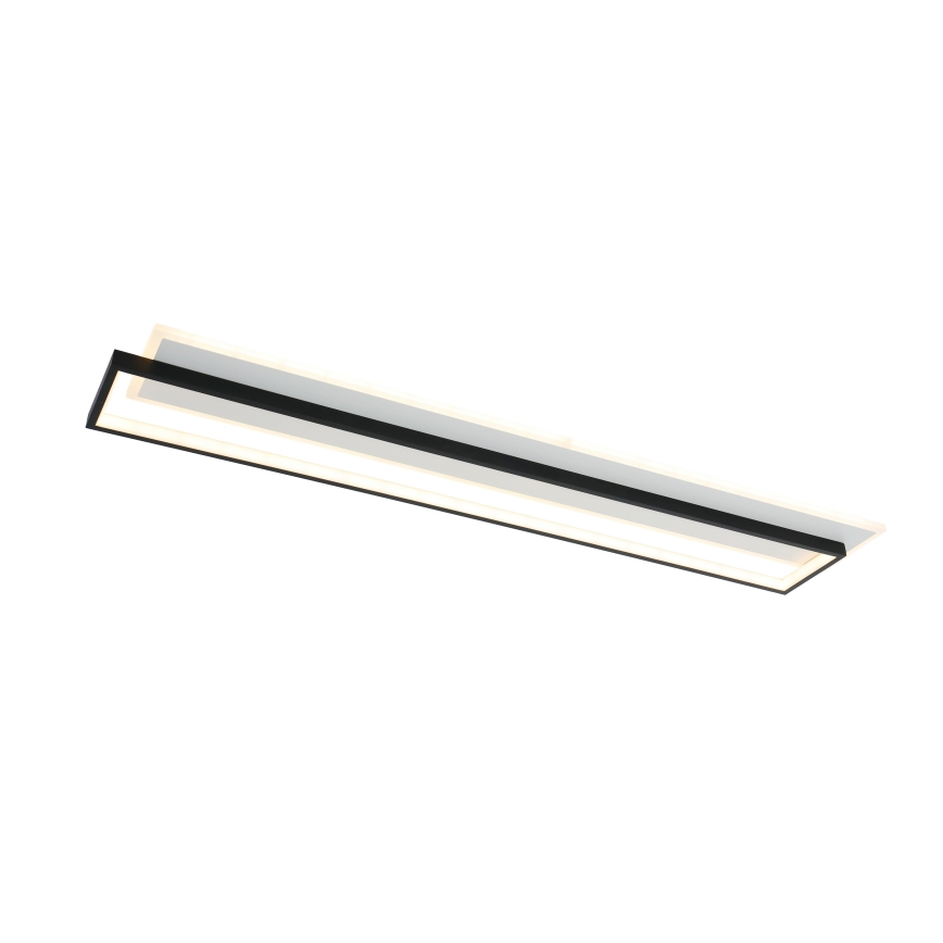 Brilagi - Plafoniera dimmerabile a LED OUTLINE LED/90W/230V 3000-6000K 18x100 cm bianco/nero + telecomando