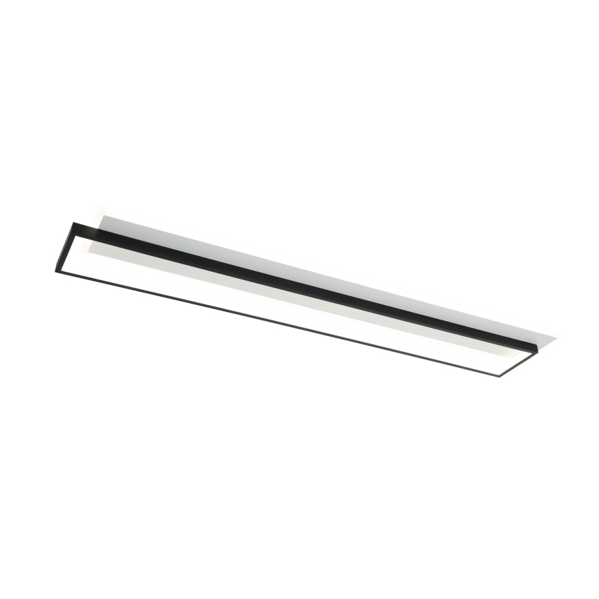 Brilagi - Plafoniera dimmerabile a LED OUTLINE LED/90W/230V 3000-6000K 18x100 cm bianco/nero + telecomando