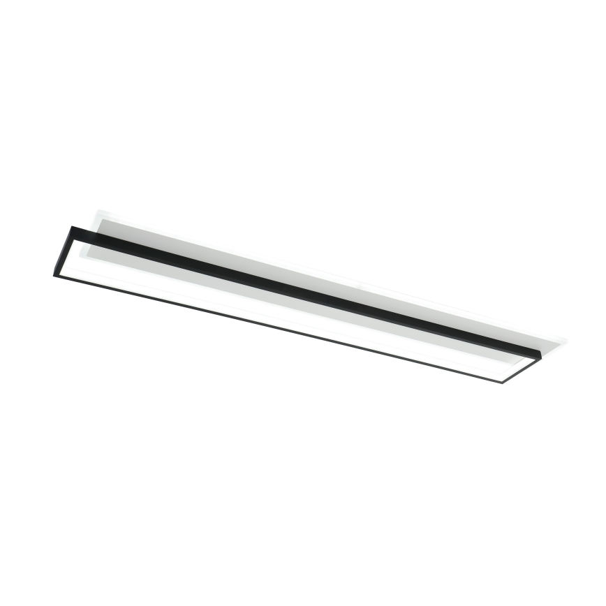 Brilagi - Plafoniera dimmerabile a LED OUTLINE LED/90W/230V 3000-6000K 18x100 cm bianco/nero + telecomando