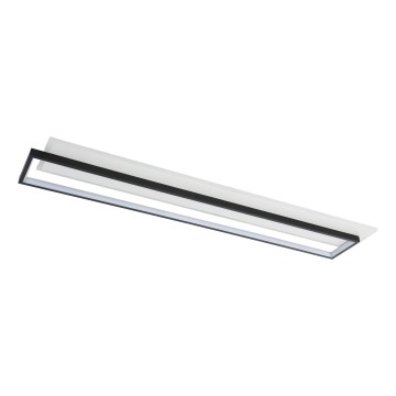 Brilagi - Plafoniera dimmerabile a LED OUTLINE LED/90W/230V 3000-6000K 18x100 cm bianco/nero + telecomando