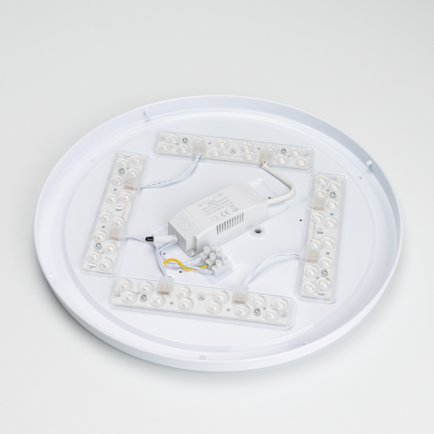 Brilagi - Plafoniera LED dimmerabile PINE LED/24W/230V in legno Ø 42 cm 3000-6500K + telecomando