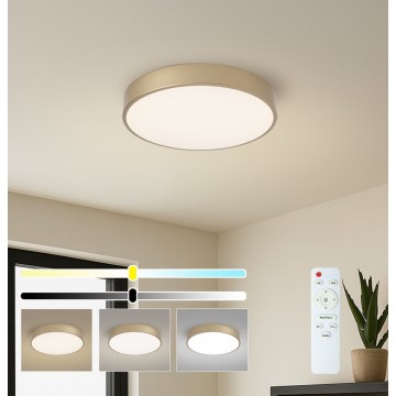 Brilagi - Plafoniera dimmerabile a LED POOL LED/48W/230V 3000-6000K Ø 40 cm oro + telecomando