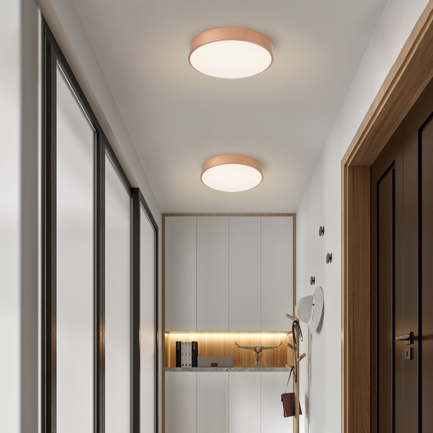 Brilagi - Plafoniera LED dimmerabile POOL LED/48W/230V 3000-6000K Ø 40 cm bronzo + telecomando