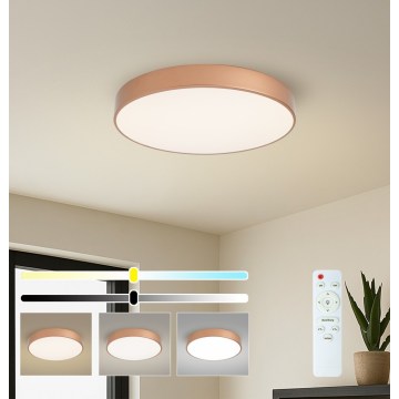Brilagi - Plafoniera dimmerabile a LED POOL LED/60W/230V 3000-6000K Ø 50 cm finitura bronzo + telecomando