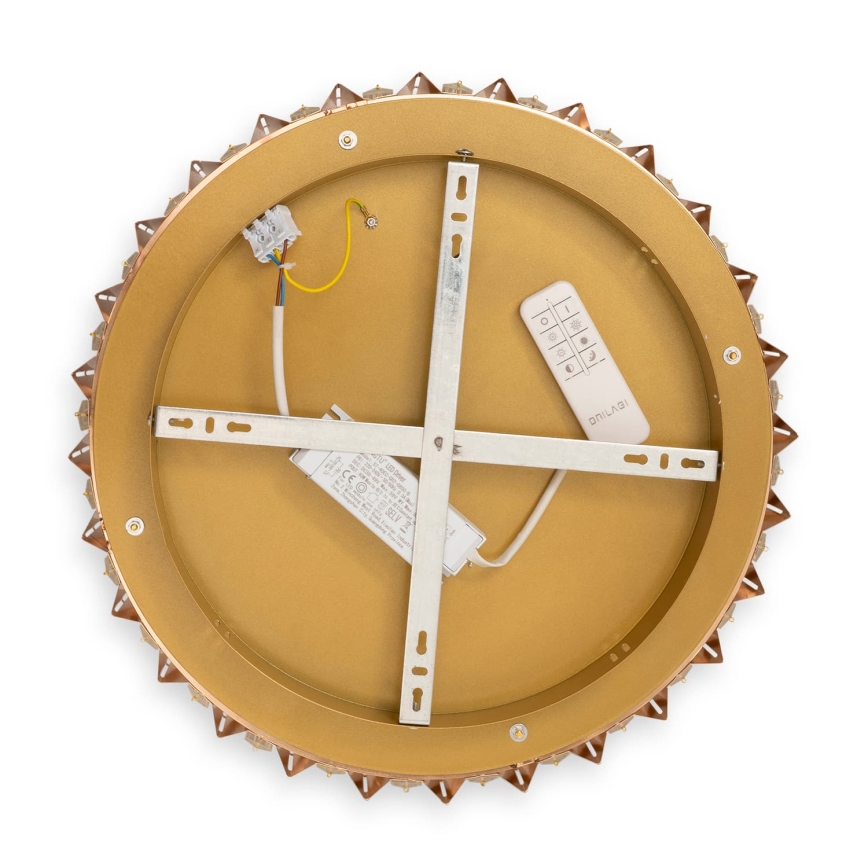 BRILAGI - Plafoniera a LED dimmerabile SPECTRA LED/45W/230V 3000-6000K Ø 48 cm oro + telecomando