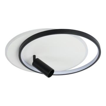 Brilagi - Plafoniera dimmerabile a LED UNITY LED/48W/230V + 1xGU10/3W 3000-6000K 39x45 cm bianco/nero + telecomando