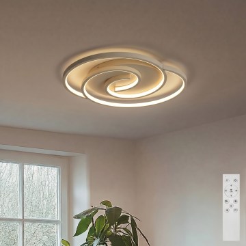 BRILAGI - plafoniera dimmerabile a LED VELO LED/70W/230V 3000-6500K 38x47,8 cm beige + telecomando