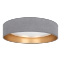 Brilagi - Plafoniera dimmerabile a LED VELVET SMART VARI LED/24W/230V 3000-6500K Ø 45 cm grigio/oro + telecomando