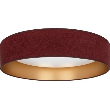 Brilagi - Plafoniera dimmerabile a LED VELVET SMART VARI LED/36W/230V 3000-6500K Ø 55 cm bordeaux/oro + telecomando