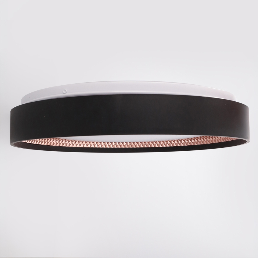 Brilagi - Plafoniera LED dimmerabile WALDO LED/48W/230V 3000-6500K Ø 40 cm nero/oro + telecomando