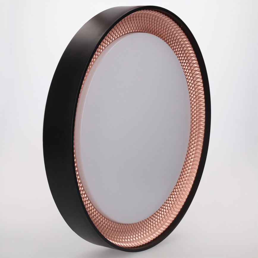 Brilagi - Plafoniera LED dimmerabile WALDO LED/48W/230V 3000-6500K Ø 40 cm nero/oro + telecomando