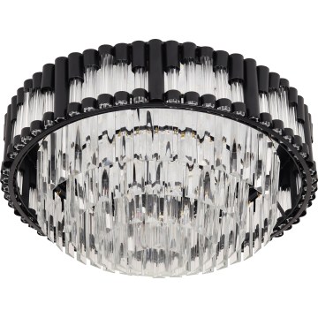 Brilagi - Plafoniera dimmerabile CROWN LED/41W/230V 3000-6000K Ø 48 cm nero + telecomando