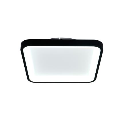 Brilagi - Plafoniera LED dimmerabile FALCON SLIM LED/50W/230V 3000-6500K 50x50 cm nera + telecomando