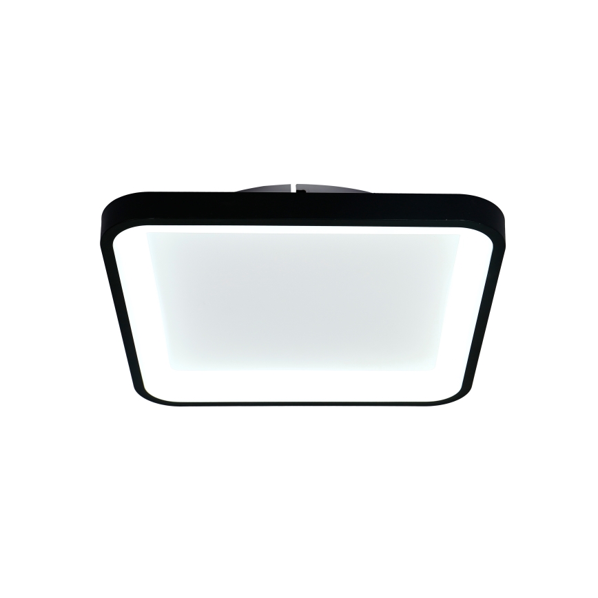 Brilagi - Plafoniera LED dimmerabile FALCON SLIM LED/50W/230V 3000-6500K 50x50 cm nera + telecomando