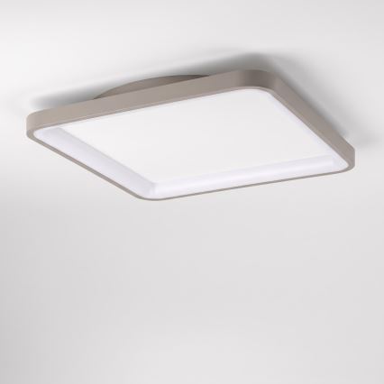 BRILAGI - LED dimmerabile plafoniera FALCON SLIM LED/50W/230V 3000-6500K 50x50 cm bianco/beige + telecomando
