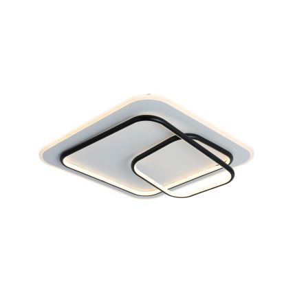 Brilagi - Plafoniera dimmerabile a LED FLARE LED/81W/230V 3000-6000K 50x50 cm bianco/nero + telecomando