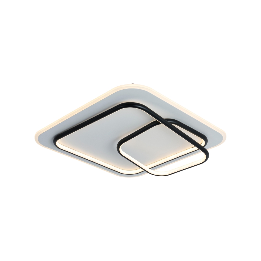Brilagi - Plafoniera dimmerabile a LED FLARE LED/81W/230V 3000-6000K 50x50 cm bianco/nero + telecomando