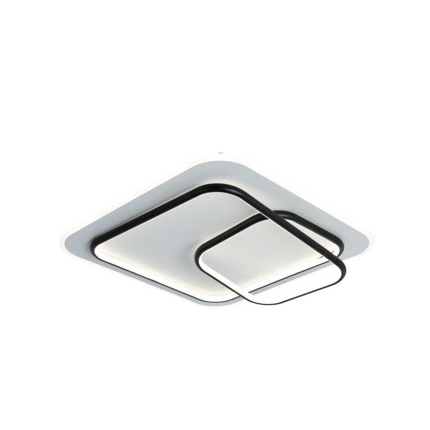 Brilagi - Plafoniera dimmerabile a LED FLARE LED/81W/230V 3000-6000K 50x50 cm bianco/nero + telecomando
