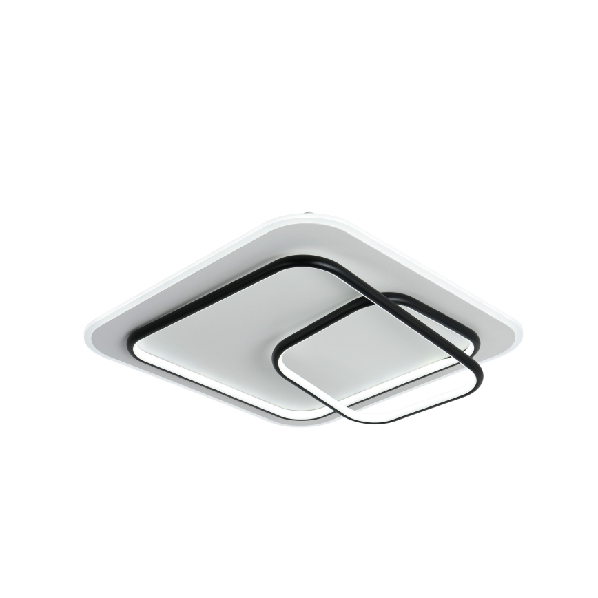 Brilagi - Plafoniera dimmerabile a LED FLARE LED/81W/230V 3000-6000K 50x50 cm bianco/nero + telecomando