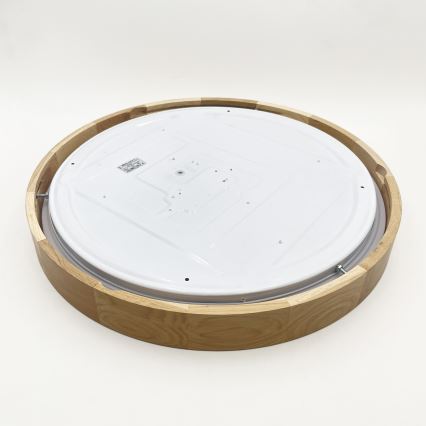 Brilagi - Plafoniera dimmerabile a LED MANAROLA SMART LED/36W/230V 3000-6000K Wi-Fi Tuya Beacon Ø 51 cm rovere + telecomando