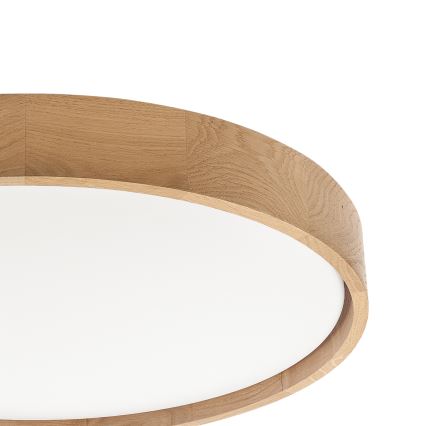 Brilagi - Plafoniera dimmerabile a LED MANAROLA SMART LED/36W/230V 3000-6000K Wi-Fi Tuya Beacon Ø 51 cm rovere + telecomando