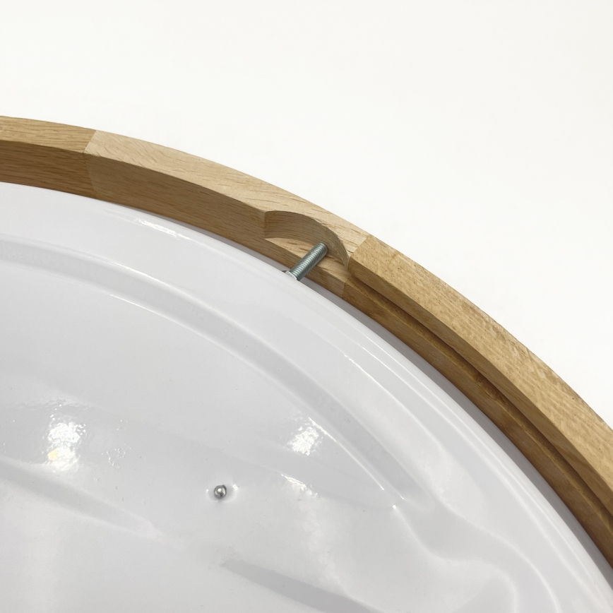 Brilagi - Plafoniera dimmerabile a LED MANAROLA SMART LED/36W/230V 3000-6000K Wi-Fi Tuya Beacon Ø 51 cm rovere + telecomando