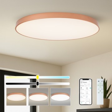BRILAGI - Plafoniera dimmerabile LED POOL SMART LED/180W/230V 3000-6000K 120 cm color bronzo Wi-Fi Tuya + telecomando
