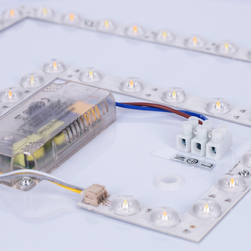 Brilagi - Plafoniera LED dimmerabile LUCIA LED/60W/230V 3000-6500K Ø 59 cm nera + telecomando